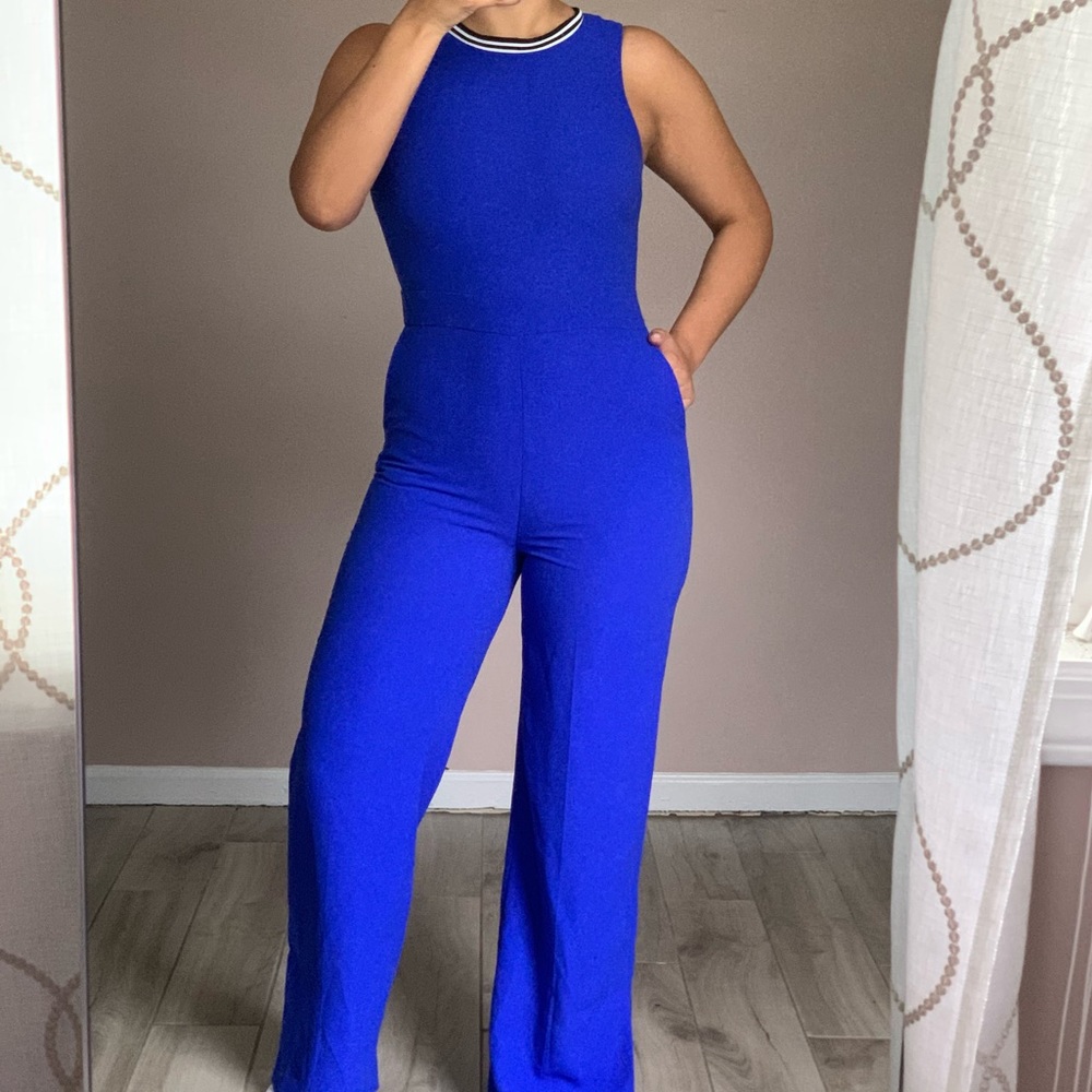 Banana Republic Blue Jumpsuit Size 4